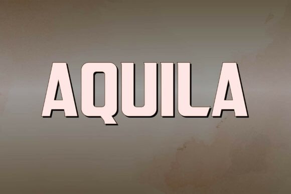 Aquila Bold: A Premium Display Font for Crafters and Product Creators