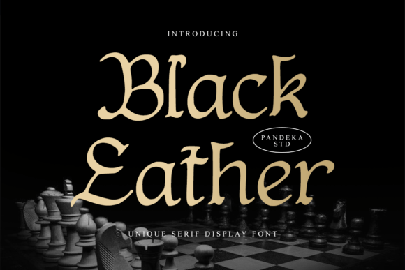 Black Eather: The Serif Font That Elevates Brand Storytelling