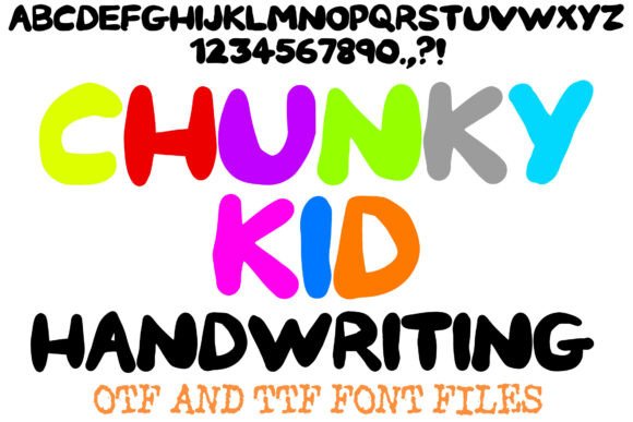 Chunky Kid: A Playful Font for Digital Branding