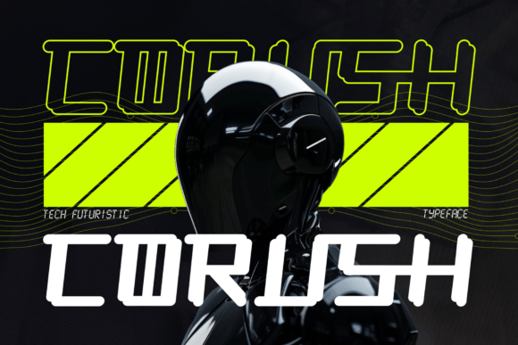 Corush: A Futuristic Font for Bold Branding
