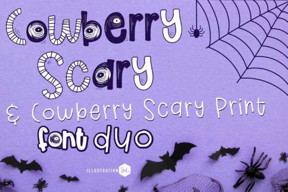 Cowberry Scary Duo: A Font That Adds Character to Your Brand