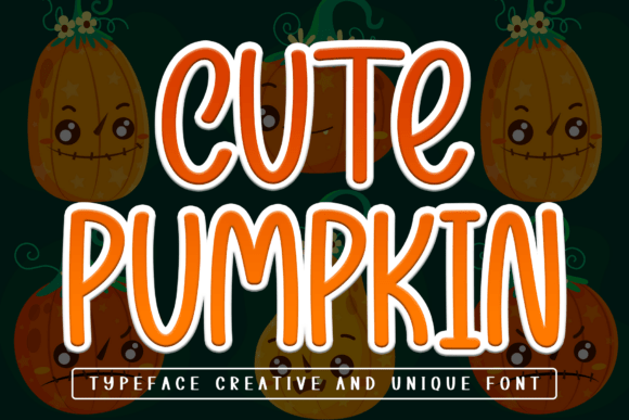 Cute Pumpkin: A Playful Font for Branding and Design