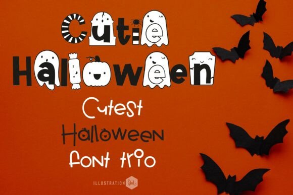 Cutie Halloween Trio: The Perfect Font for Spooky Season Crafts