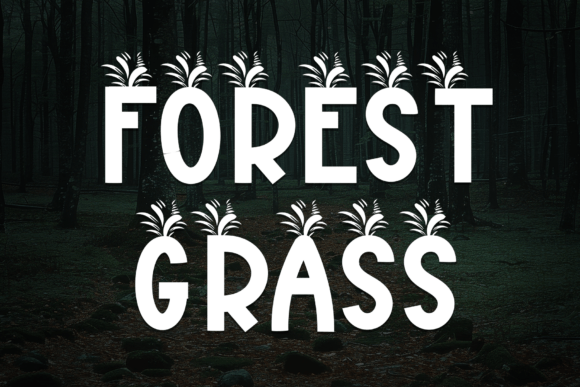 Forest Grass: A Versatile Display Font for Creative Crafters