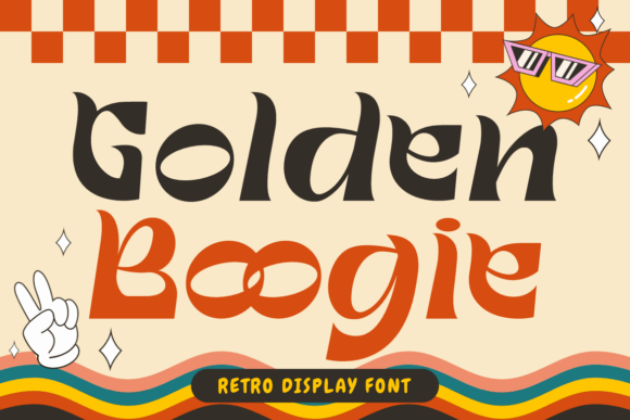 Golden Boogie: A Font That Brings the Psychedelic Spirit to Branding