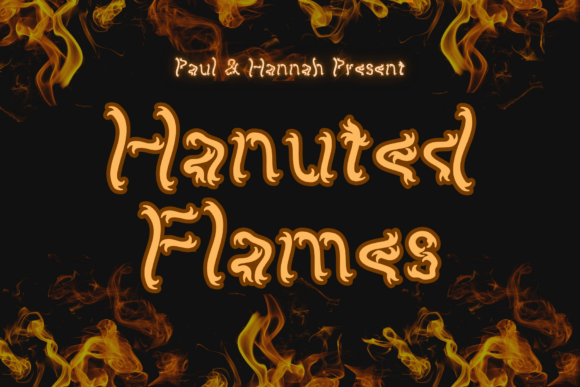 Haunted Flames: The Font That Adds Spine to Your Brand