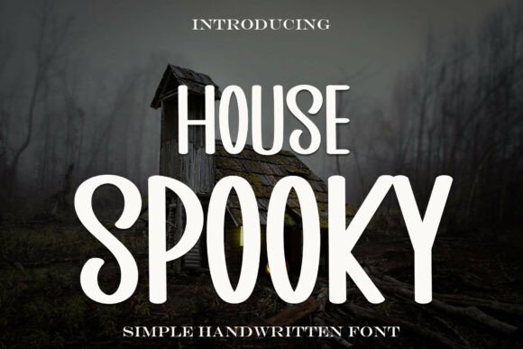 House Spooky: A Handwritten Font That Adds Character to Your Web Design