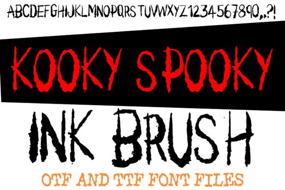 Kooky Spooky Ink Brush for Web Designers