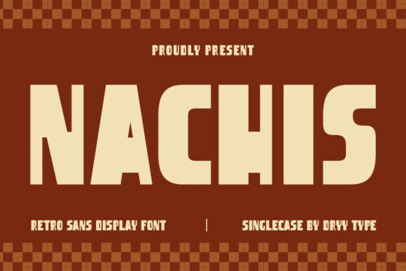 Nachis: A Bold Display Font for Editorial Design