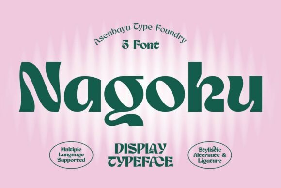 Nagoku: A Font for Crafters Who Love Retro Meets Modern