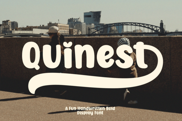 Quinest: A Playful Display Font for Crafters and Designers
