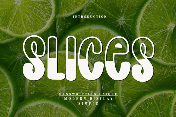Slices: A Display Font for Eye-Catching Branding and Campaigns