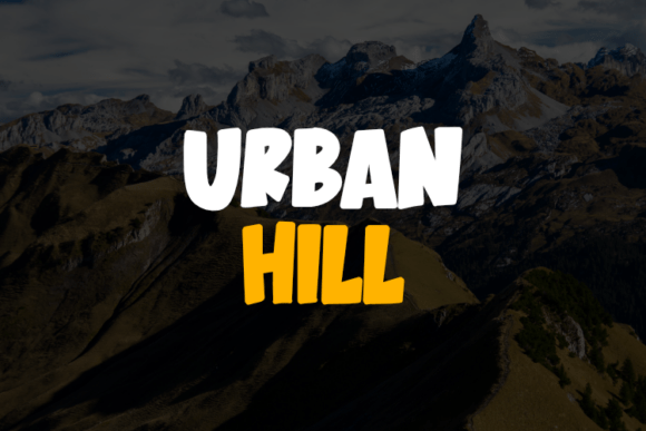 Urban Hill: A Versatile Font for Branding and Design