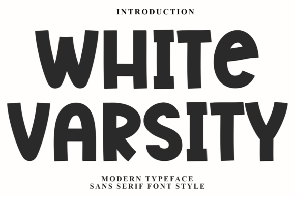 White Varsity: A Font That Speaks Volume in Design