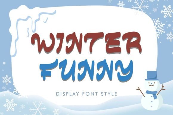 Winter Funny: A Winter-Themed Display Font for Web Design